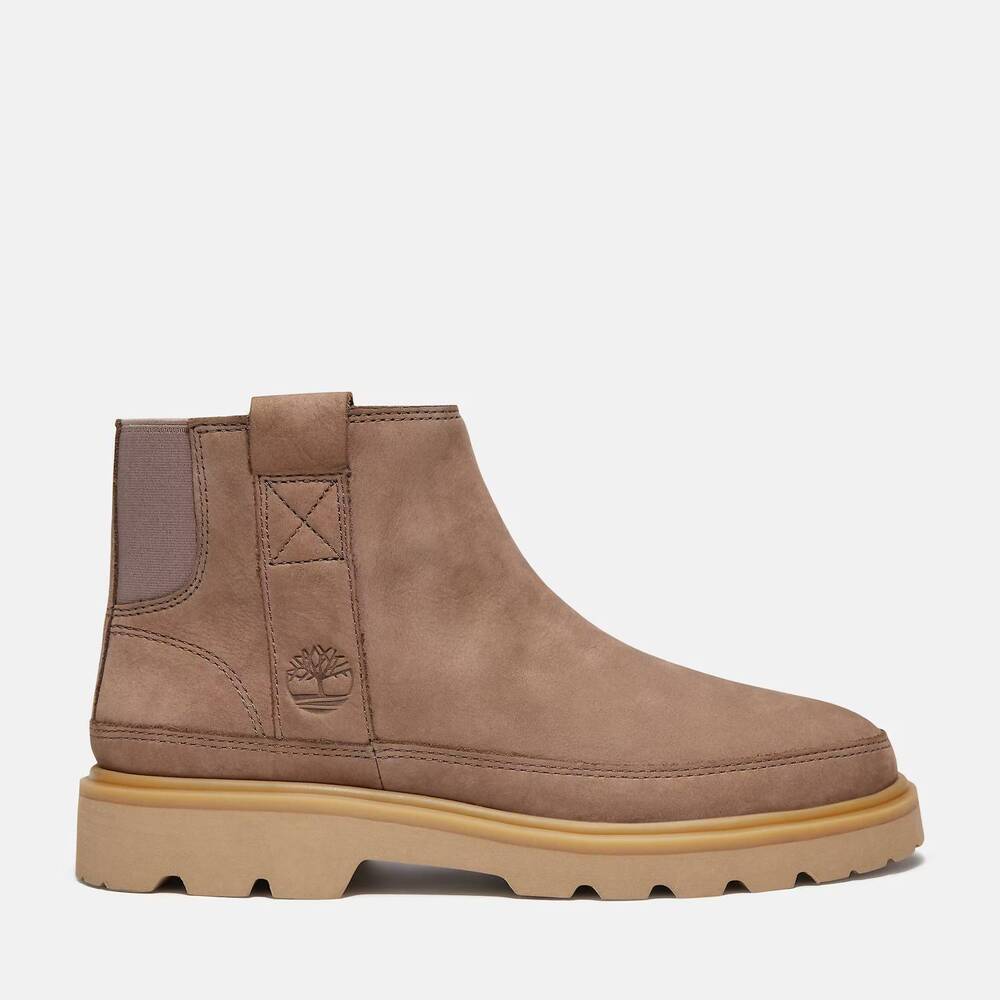 NEW TIMBERLAND women's rowan way pull-on boot in taupe nubuck